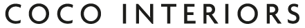 Part of a logo with the words 'COCO INTERIORS' visible