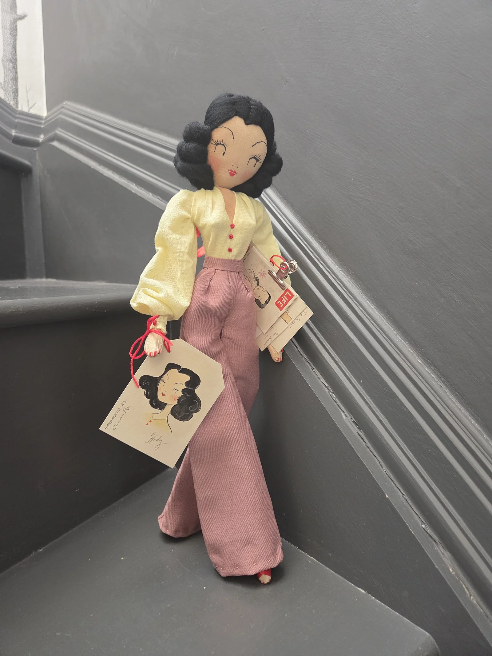 hedy lamarr doll by curious pip