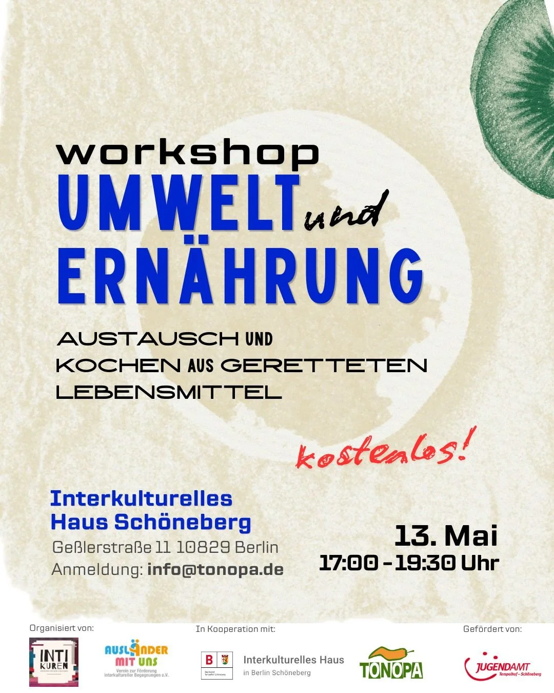 Umwelt und Ernährung: Austausch und gemeinsames Kochen