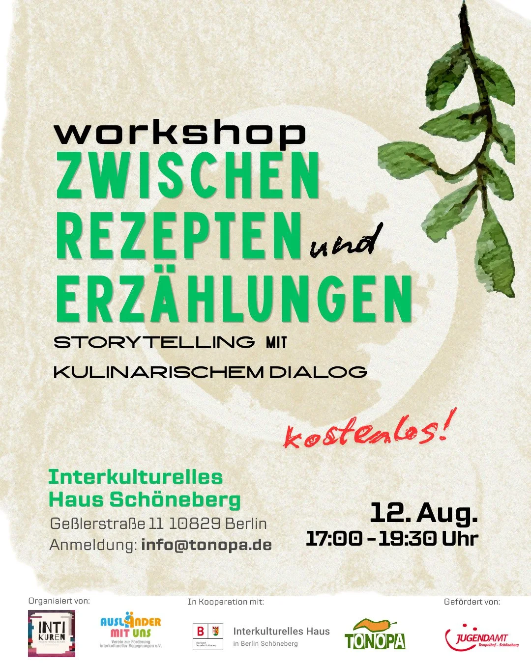Zwischen Rezepten und Erzählungen: Storytelling und Kochwerkstatt.