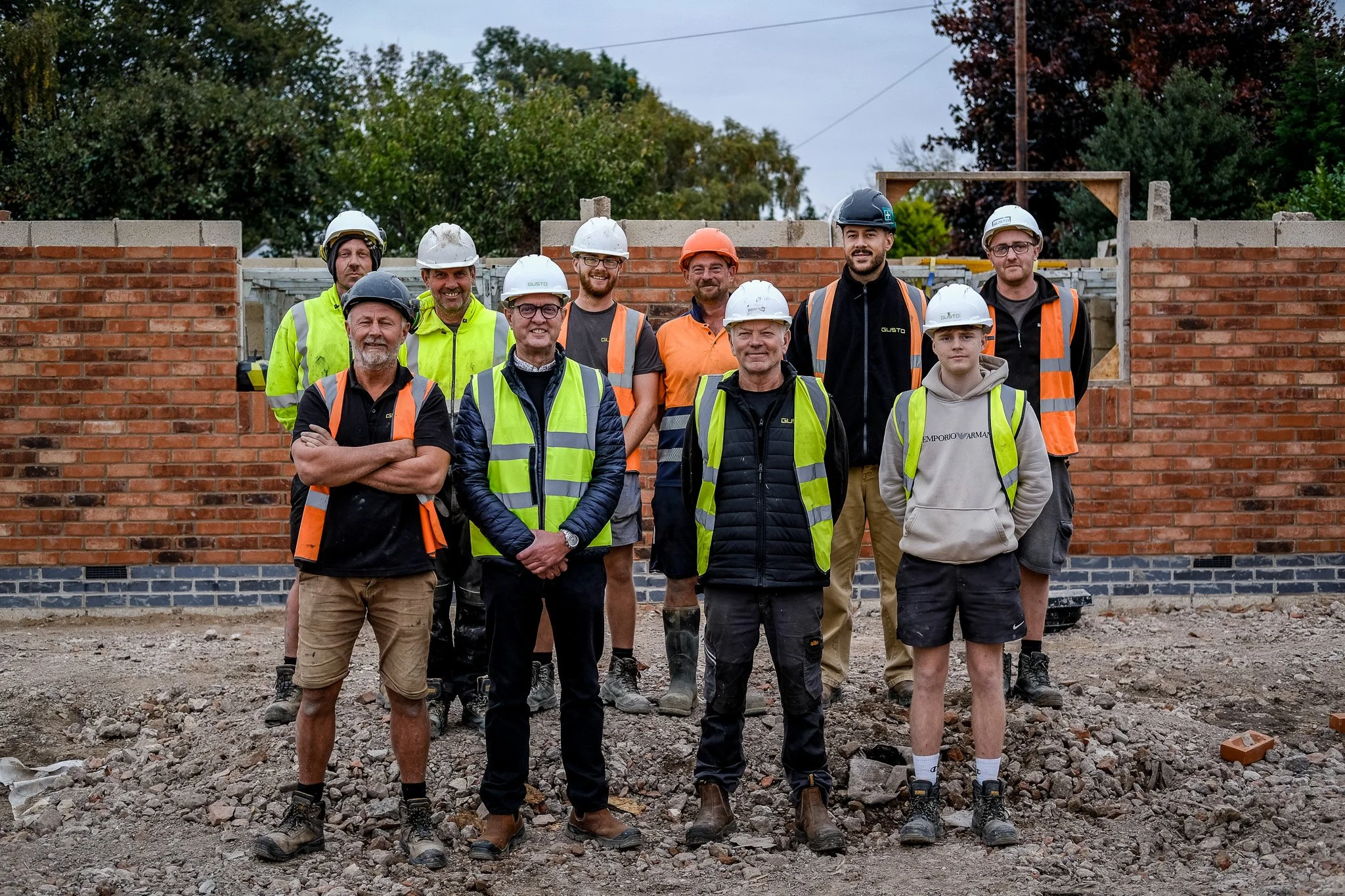 Left to right (back row): Sam Atkins, Julian McGarrigle, Declan Scarborough, Matt Cox, Joesph Wright, Ross West.
 
Left to right (front row): Guy Norton, Steff Wright, Jerome Wright, Jake Field.