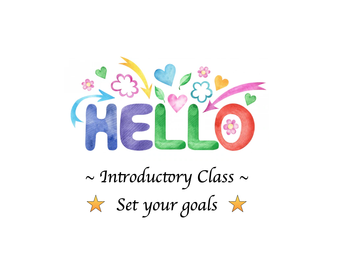 Introductory Class - 20 Minutes
