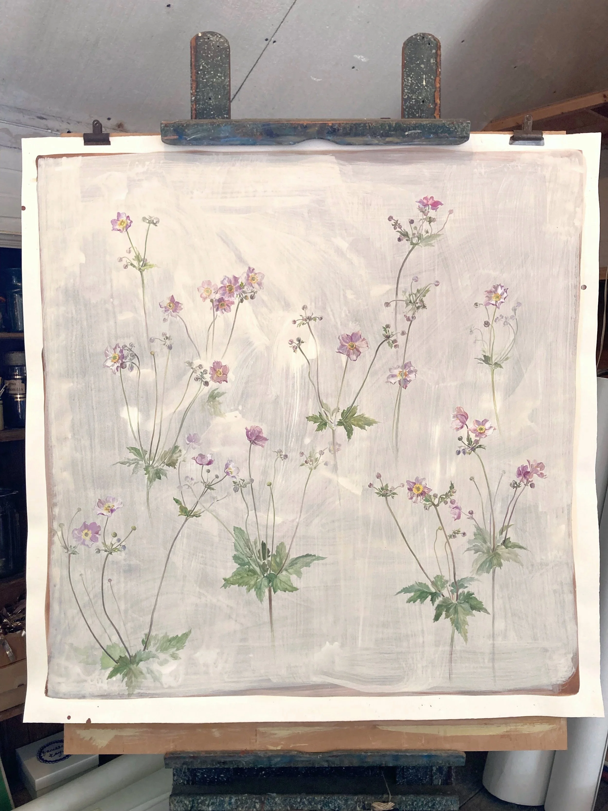 Windflowers 140 x 140cm
