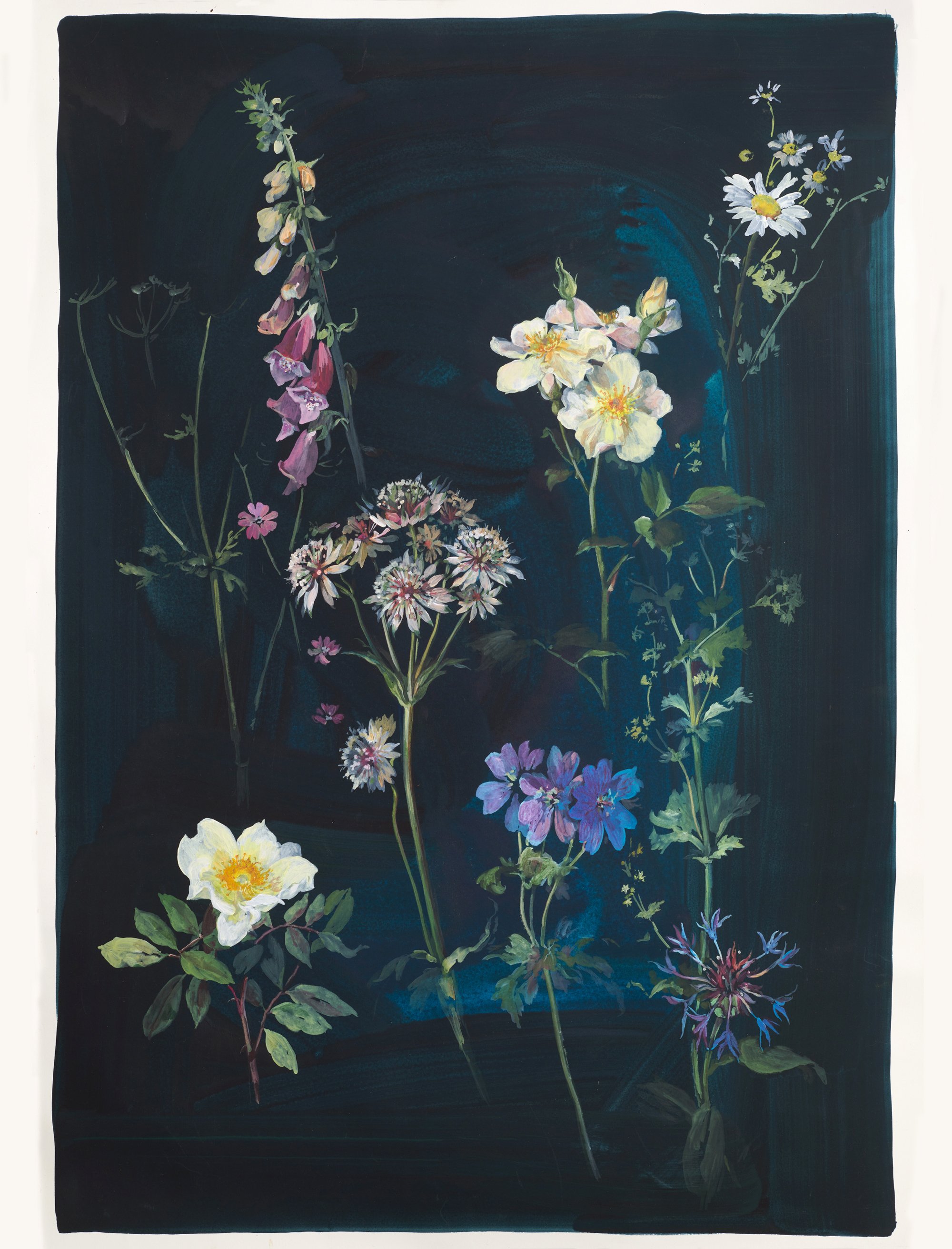 Midnight in Granny's Garden SOLD