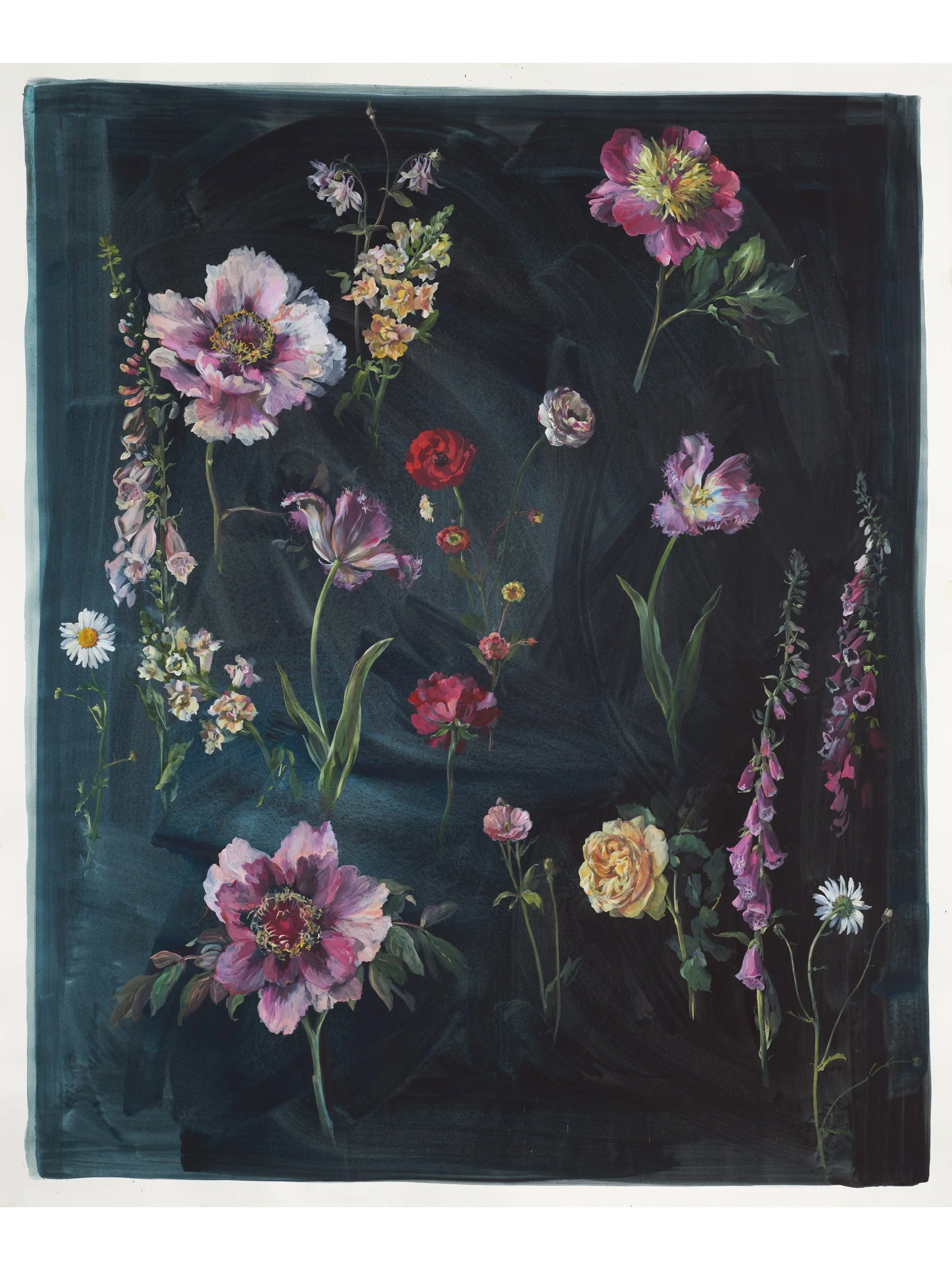 Mid Summer Blues into Pinks SOLD