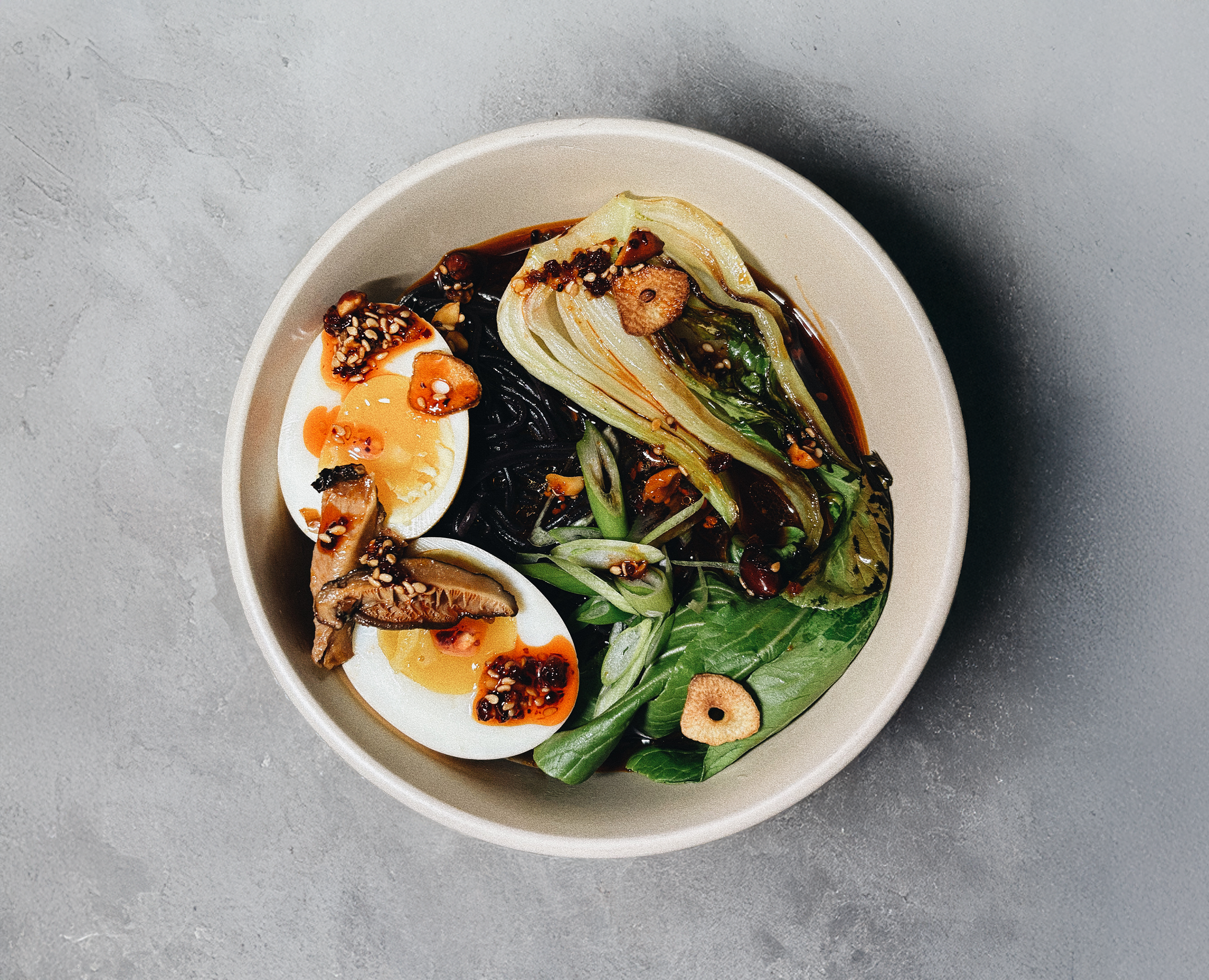 Smoky Peanut Rāyu Noodles