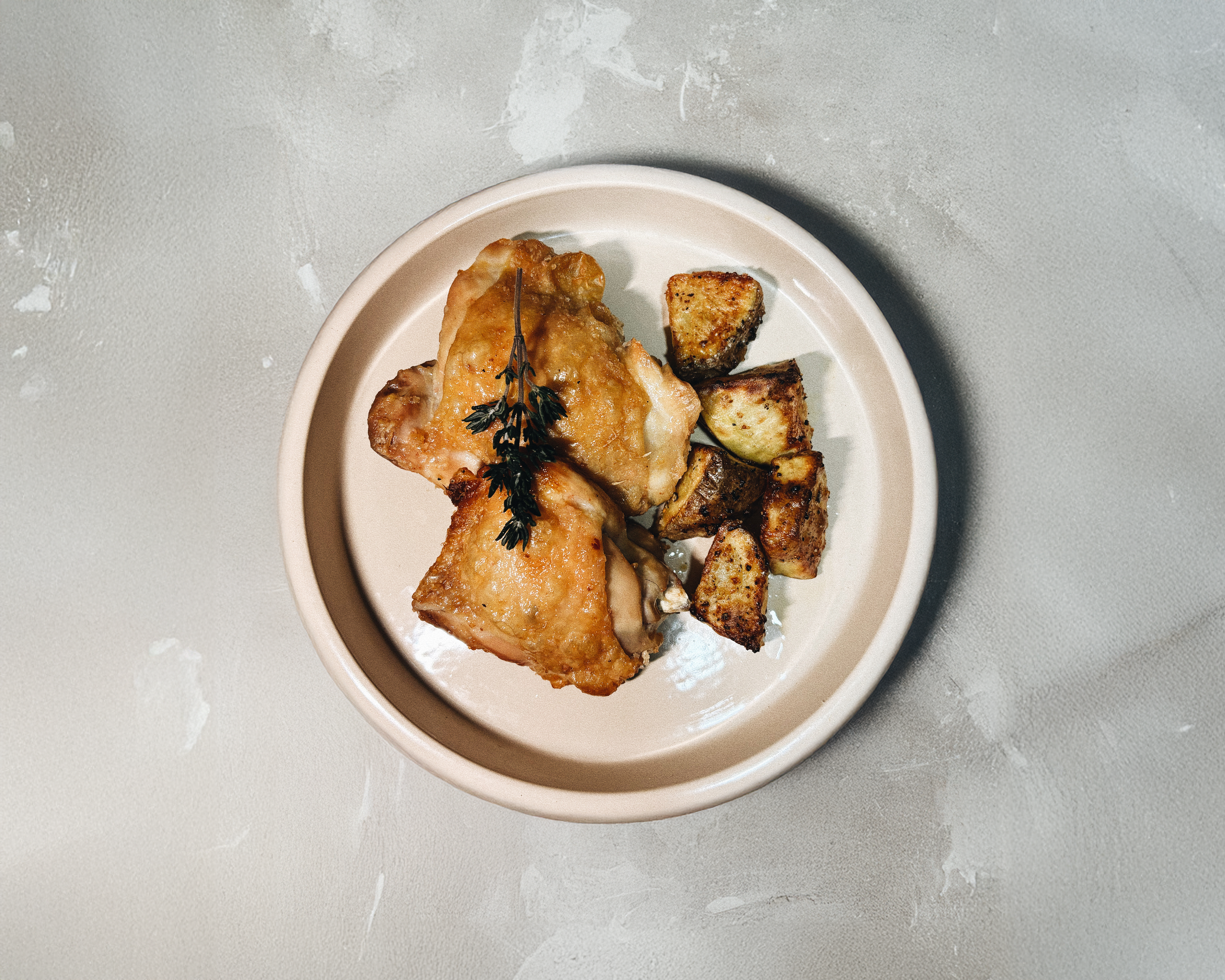 Oven-Roasted Crispy Chicken Thighs