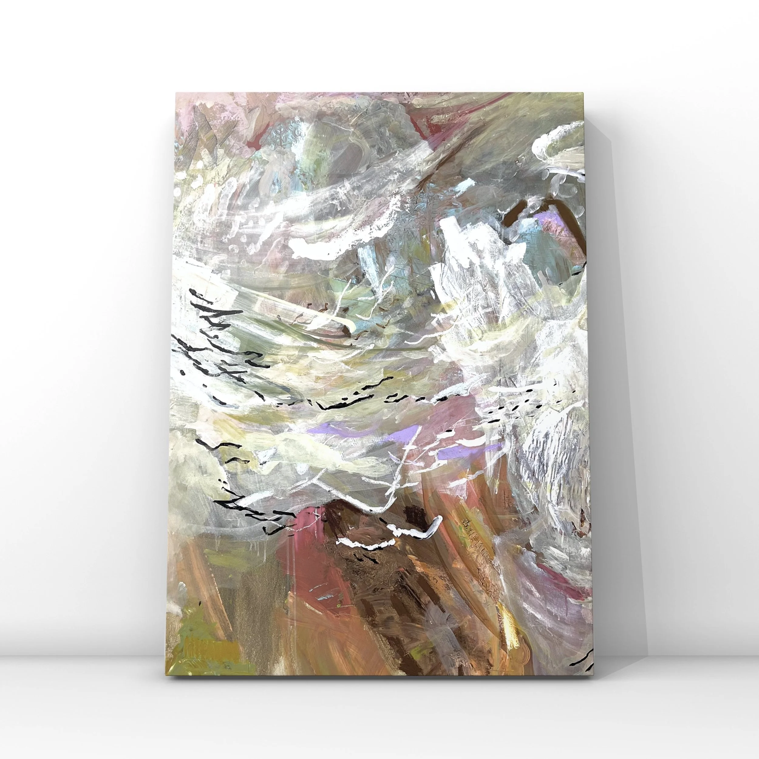 SOLD || Nature I - The Birds - 23.1.1 - 100 x 170 cm