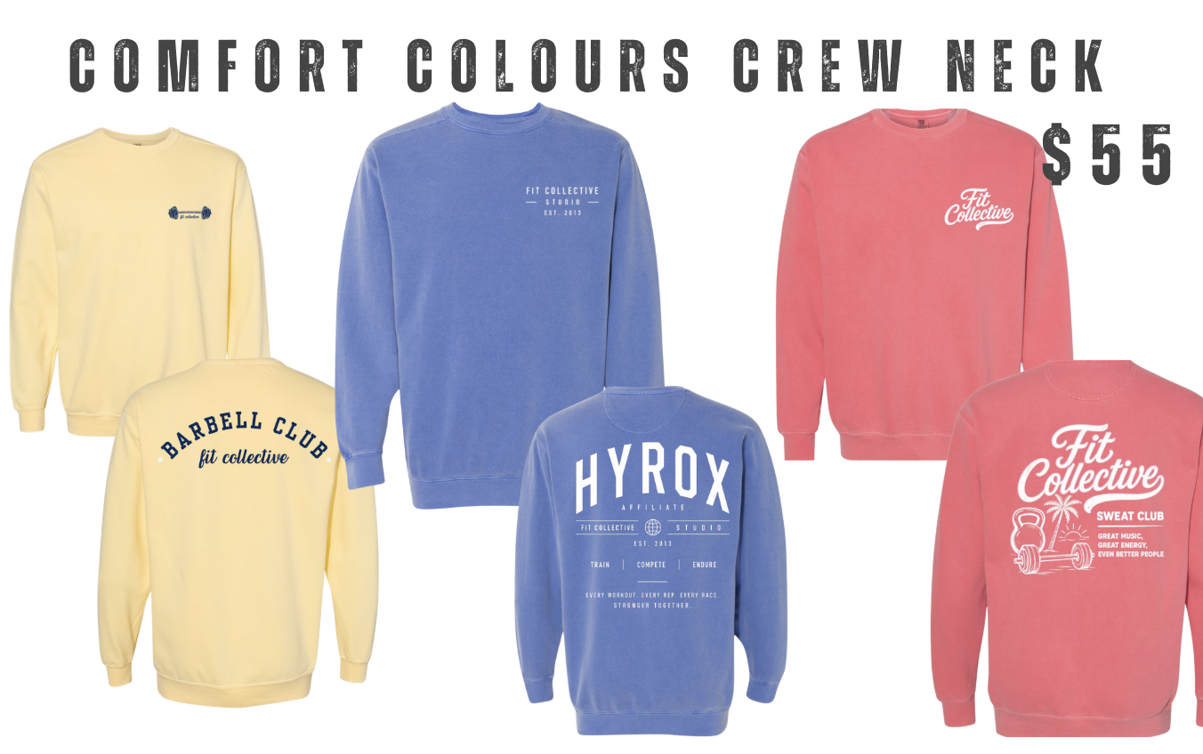 COMFORT COLOURS CREW NECK SWEATSHIRT