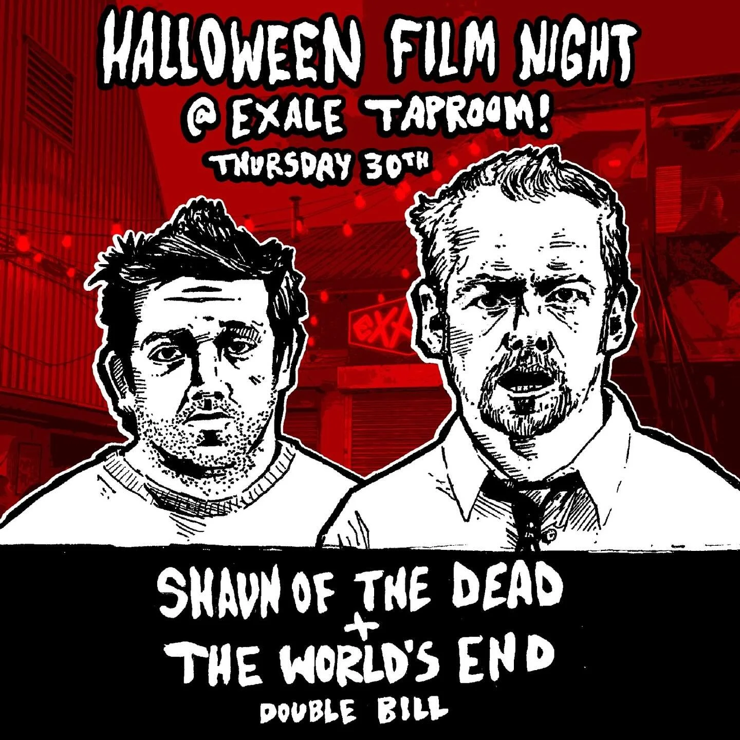 That&rsquo;s right! Next Thursday we&rsquo;ll be screening a double bill of Shaun of the Dead followed by The Worlds End for Halloween!

🧟 + 🛸 + 🍻