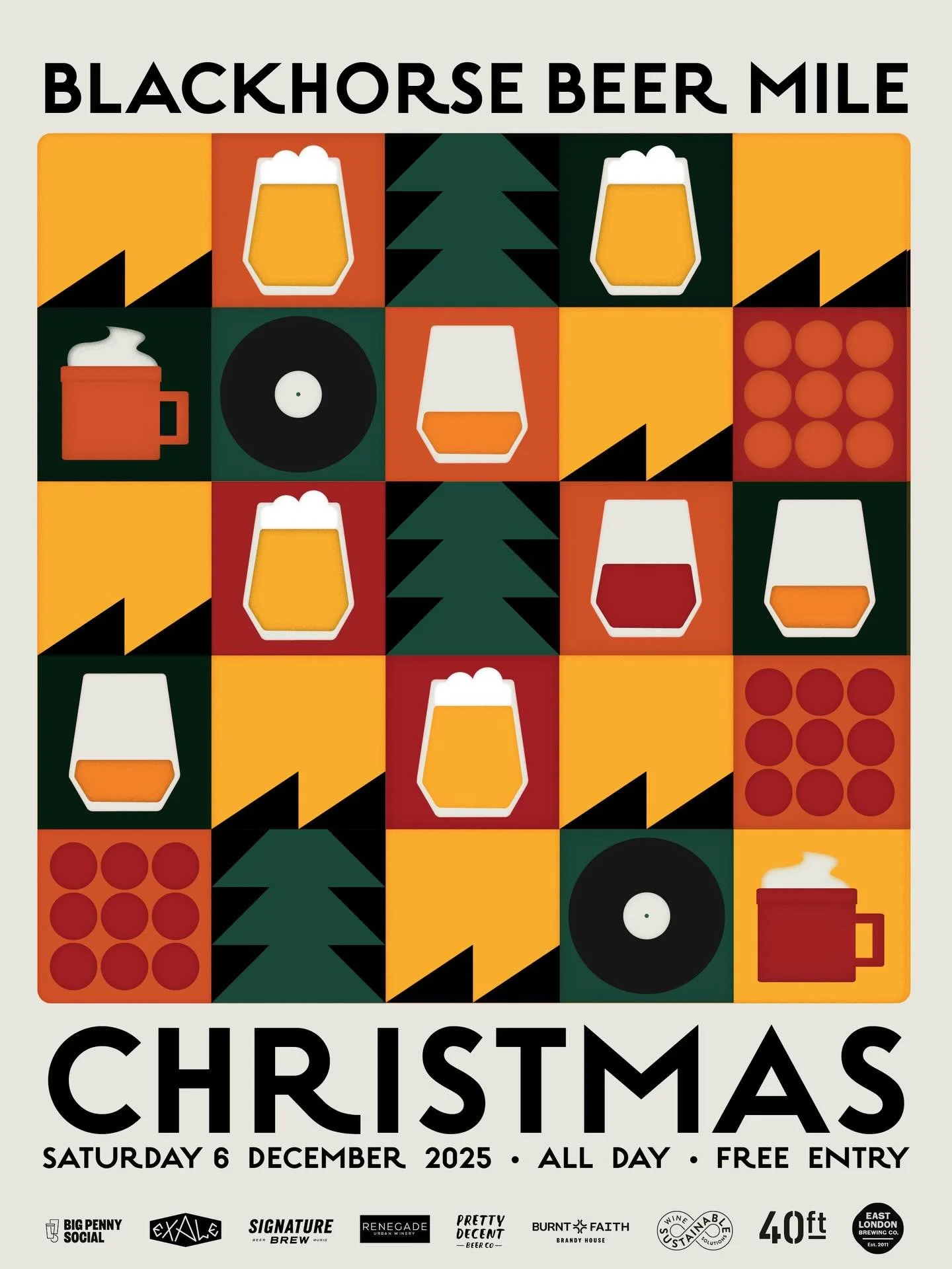 🎄🍻 Blackhorse Beer Mile Xmas Party! 🍻🎄

It&rsquo;s the most wonderful (and beer-filled) time of the year - join us for the @blackhorsebeermile Christmas Party!

🎵Dexpert on the decks from 3pm
🎺 Live Mariachi Band bringing the festive siesta 8pm