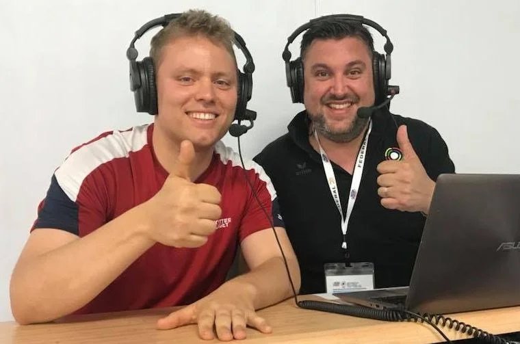 Skyting og kommentering for de norske i WC