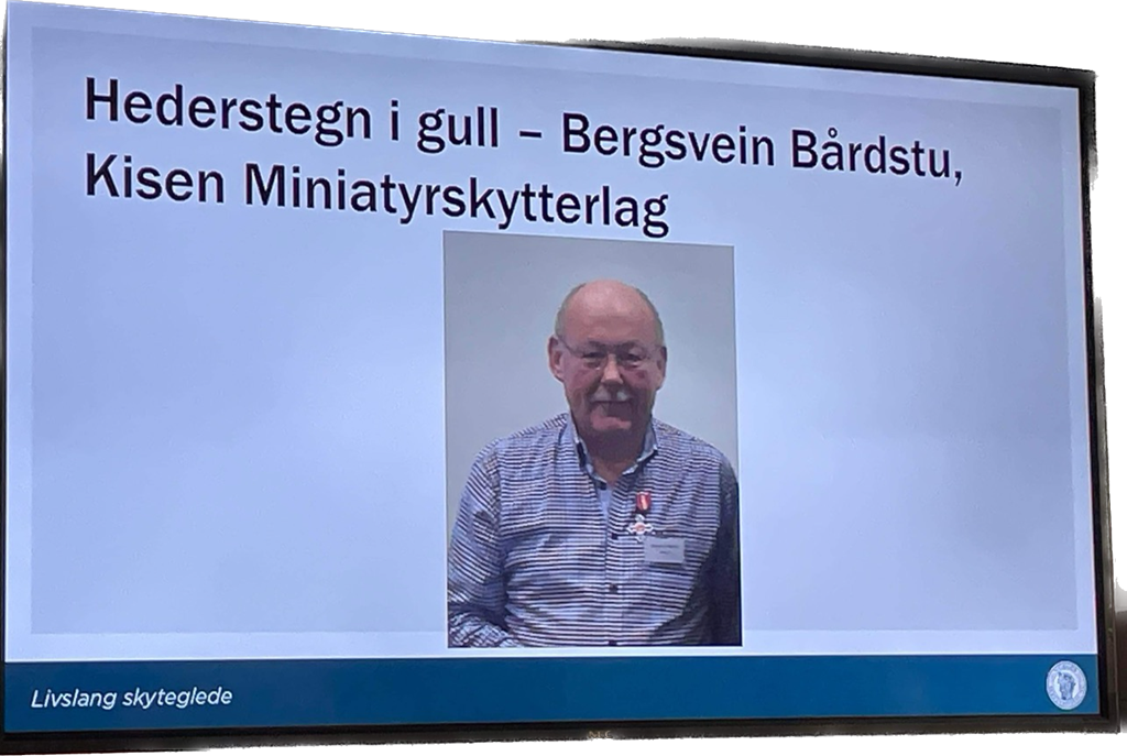 Bergsvein Bårdstu tildelt NSFs hederstegn i gull