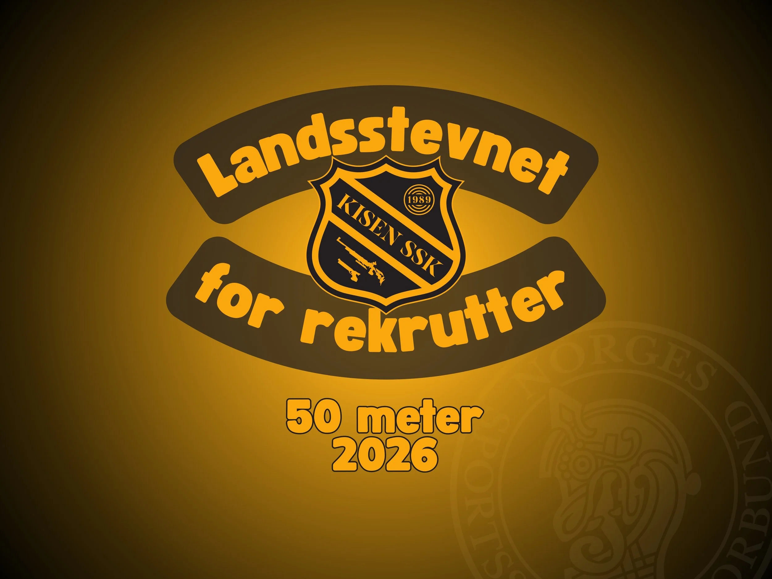 Invitasjon - Landsstevnet for rekrutter 50 meter 2026