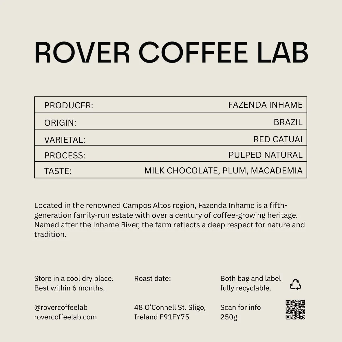 Brazil Fazenda Inhame