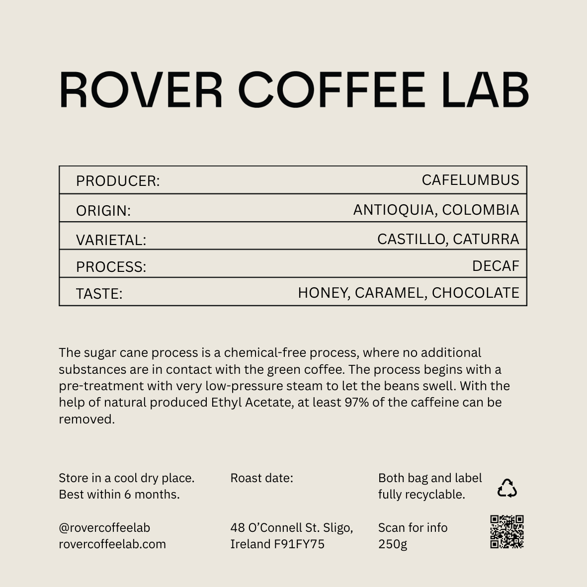 Colombia Decaf La Flaca