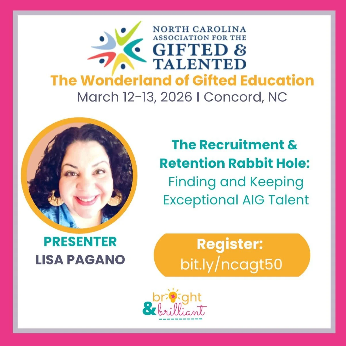 ❄️January was endless. 
❤️ February is flying by&hellip;
🌸 March will be here before we know it!
-
🌟I am honored to be part of the @ncgifted NCAGT annual conference once again! This time I will be sharing strategies for recruiting, developing and r