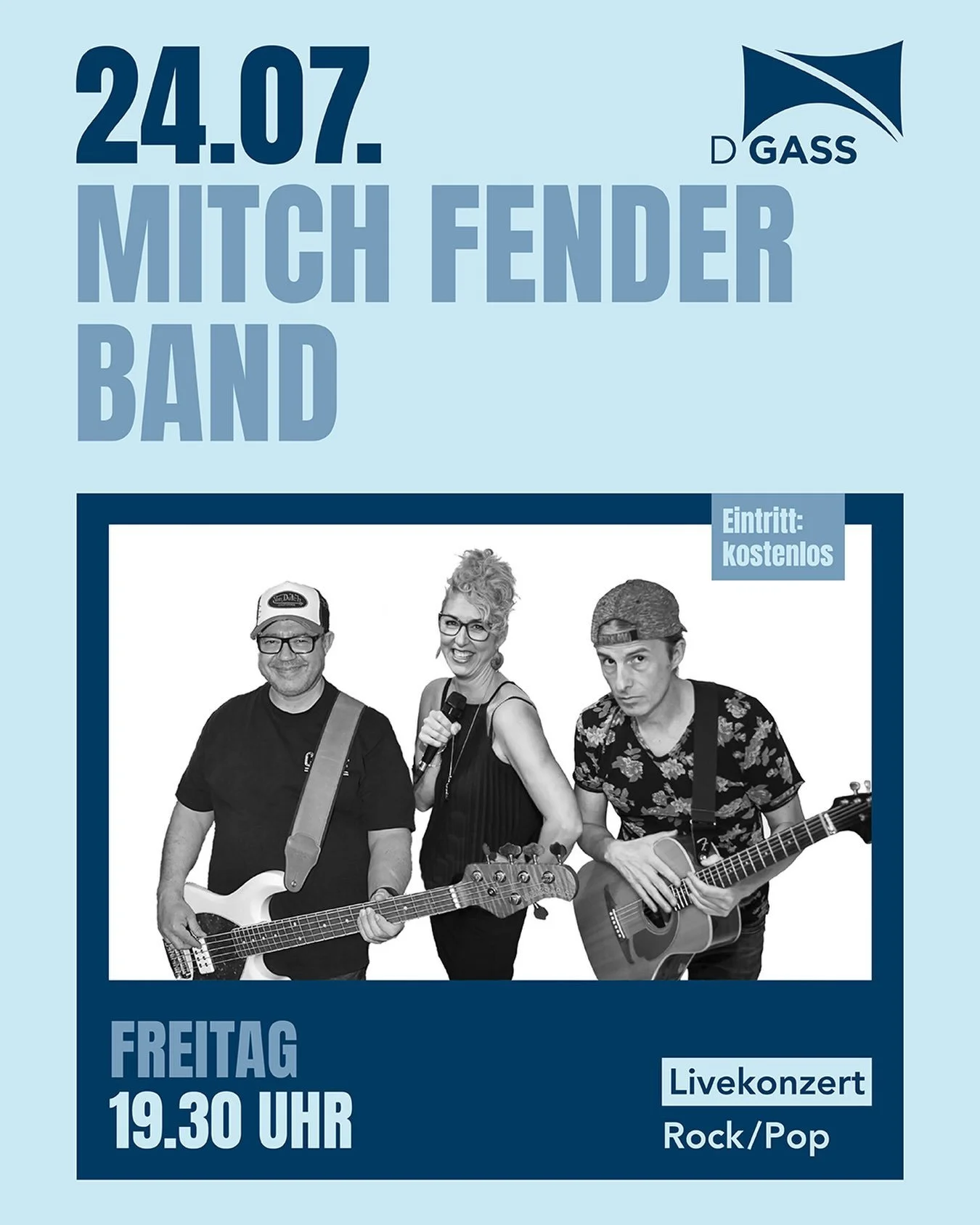 Freitag, 24.7.2026, 19.30 Uhr

Die Mitch Fender Band bringt mit ihrer Mischung aus Freude und Leidenschaft die B&uuml;hne zum Beben! Gegr&uuml;ndet Anfang 2024, hat sich das Trio bereits einen festen Platz in den Herzen der Musikfreunde im F&uuml;rst