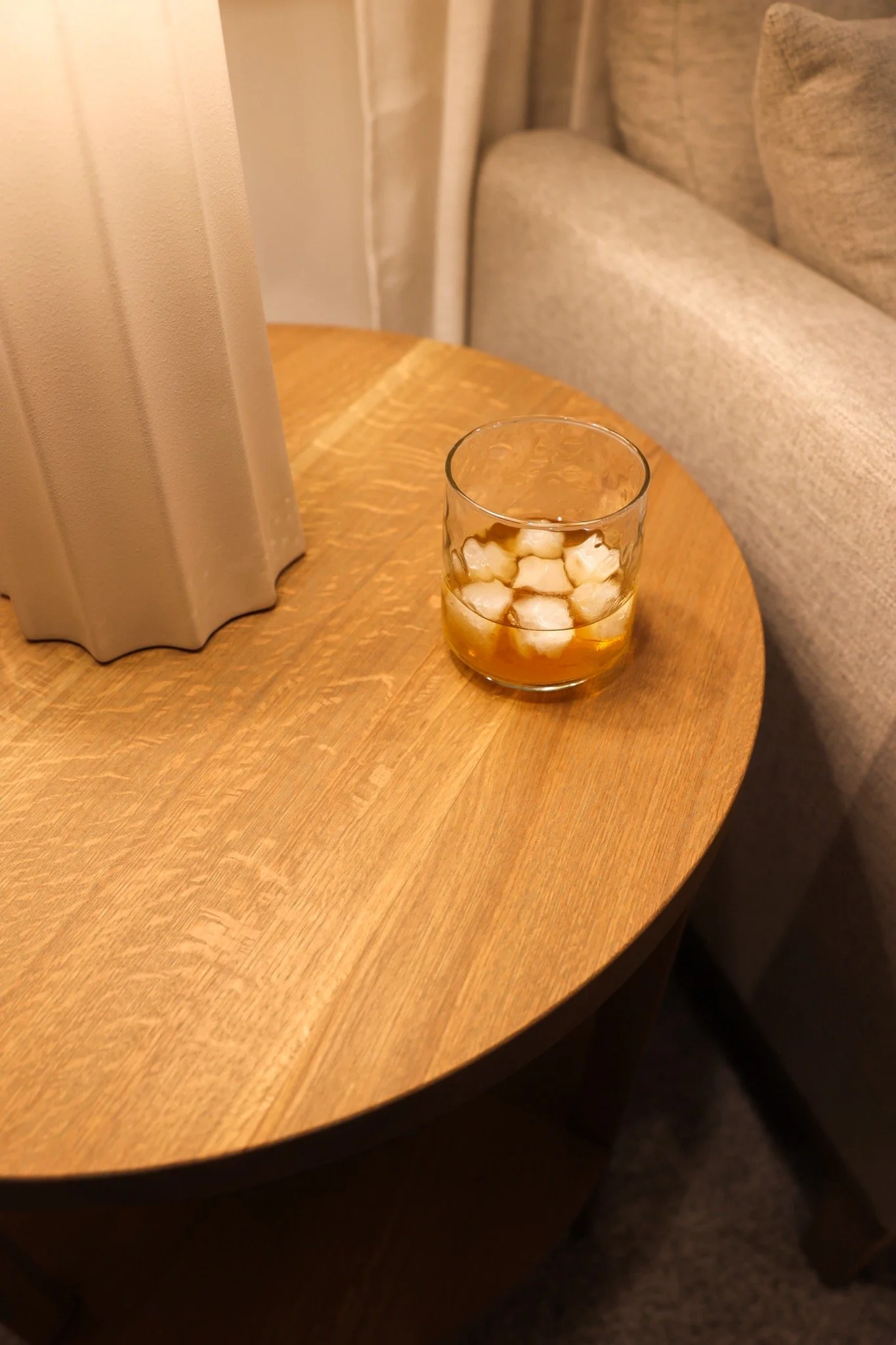 Round Quartersawn White Oak End Tables -Custom Built in Lakeville Minnesota