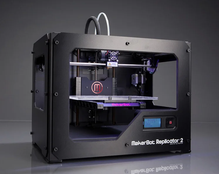The MakerBot: Replicator 2, the model we have at theCO