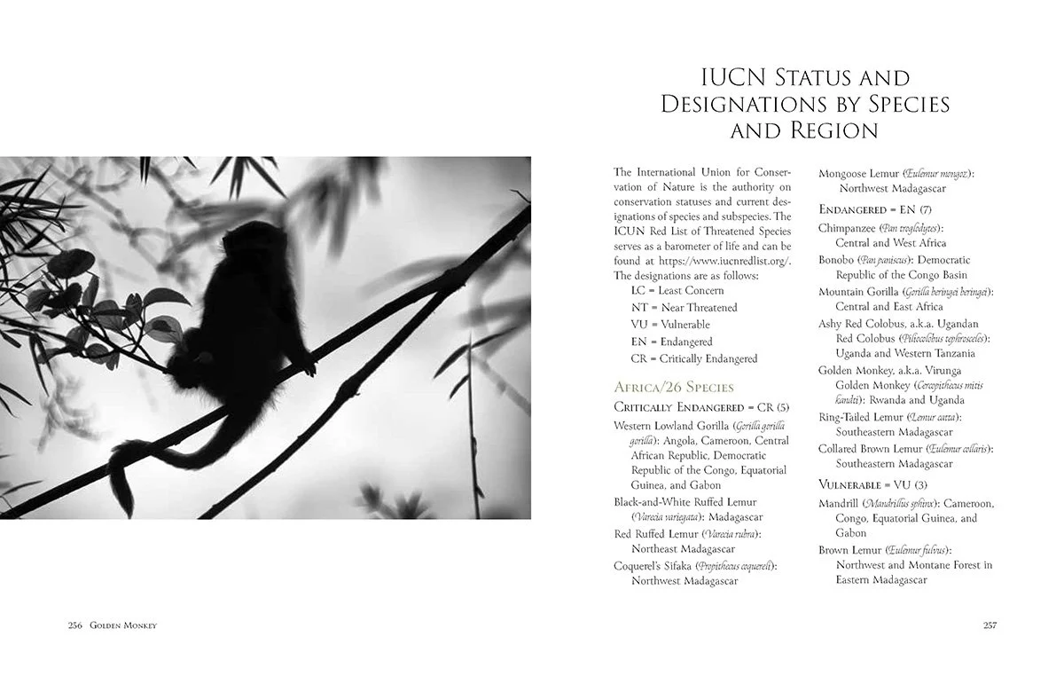 Primates: A Kinship with All Creatures.  IUCN status