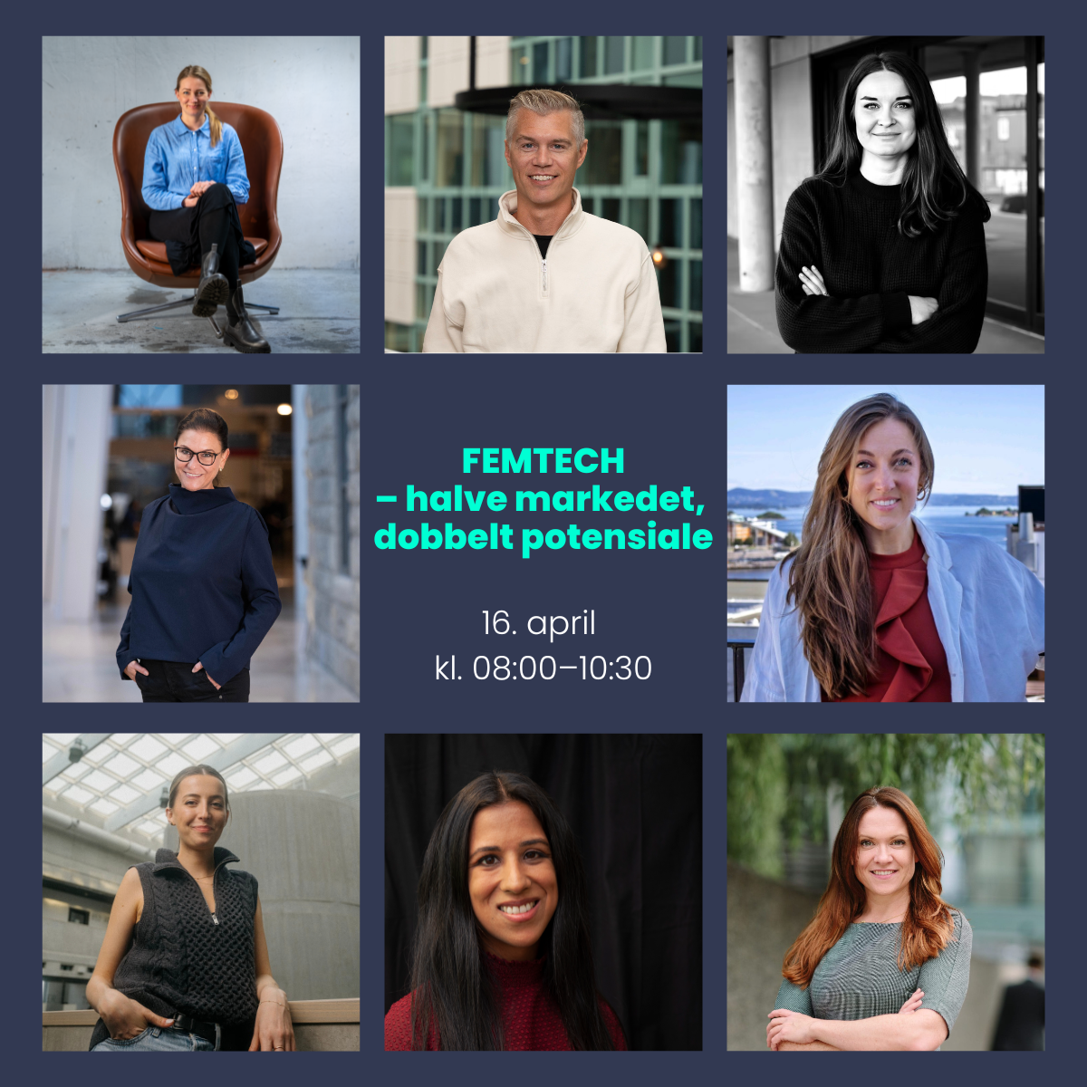 Femtech - halve markedet, dobbelt potensiale. #Hjerterom i sammen med ConnectVest &amp; VIS