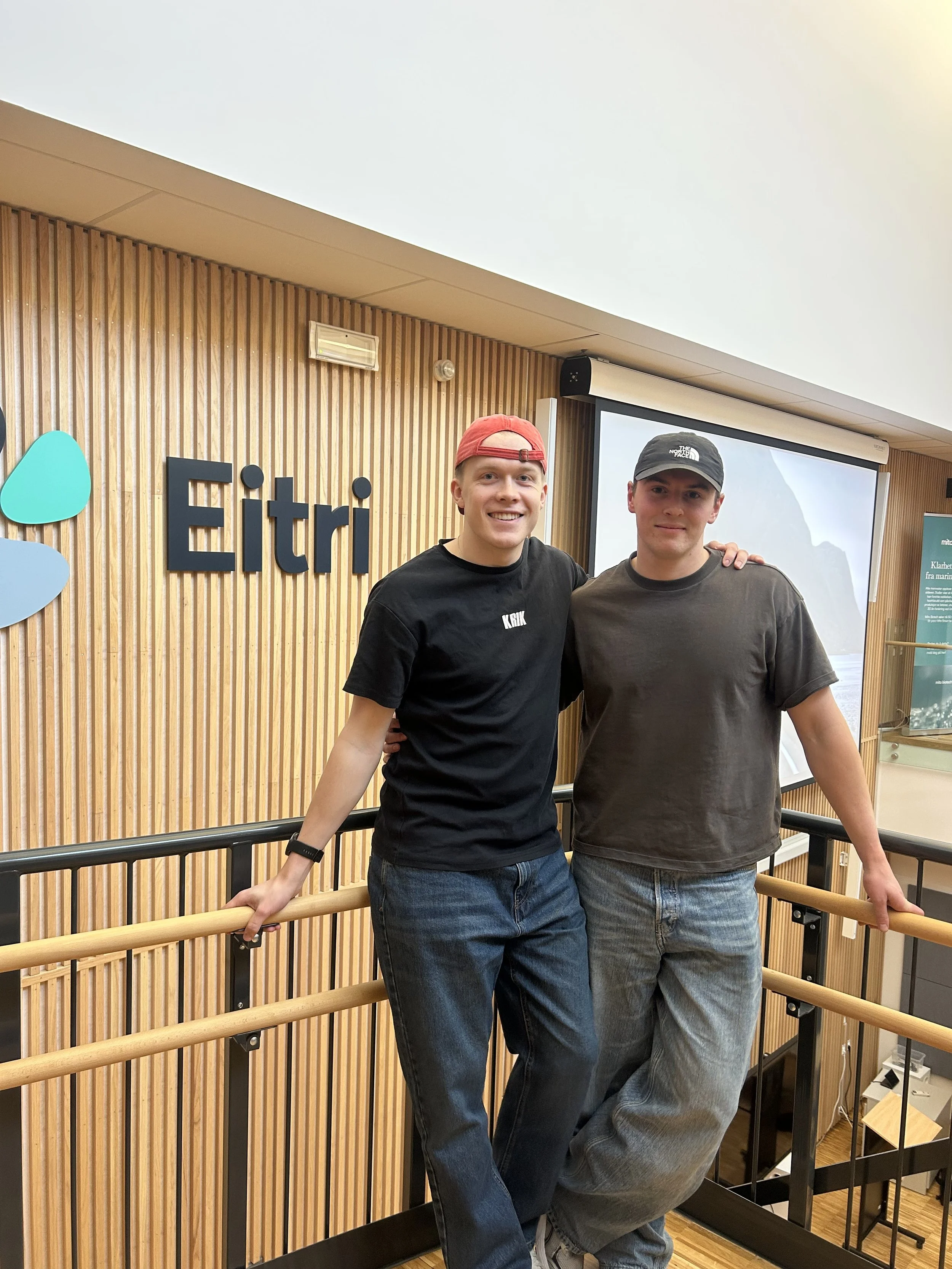 Foto: f.v; Jørgen Sætre og Joakim Breistein