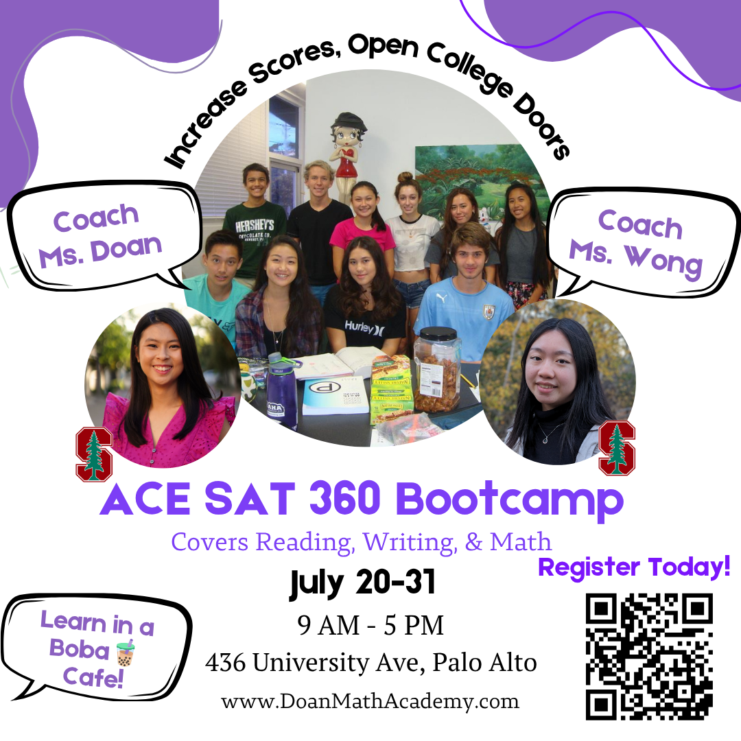 ACE SAT 360 Reading, Writing, and Math Bootcamp (July 20-31)