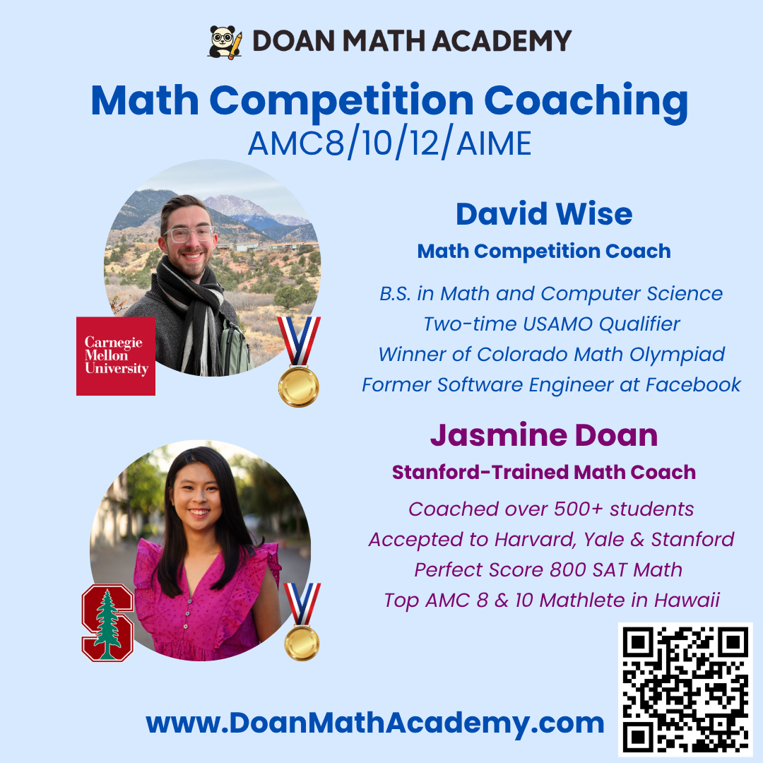 1:1 Weekly Math Competition Coaching