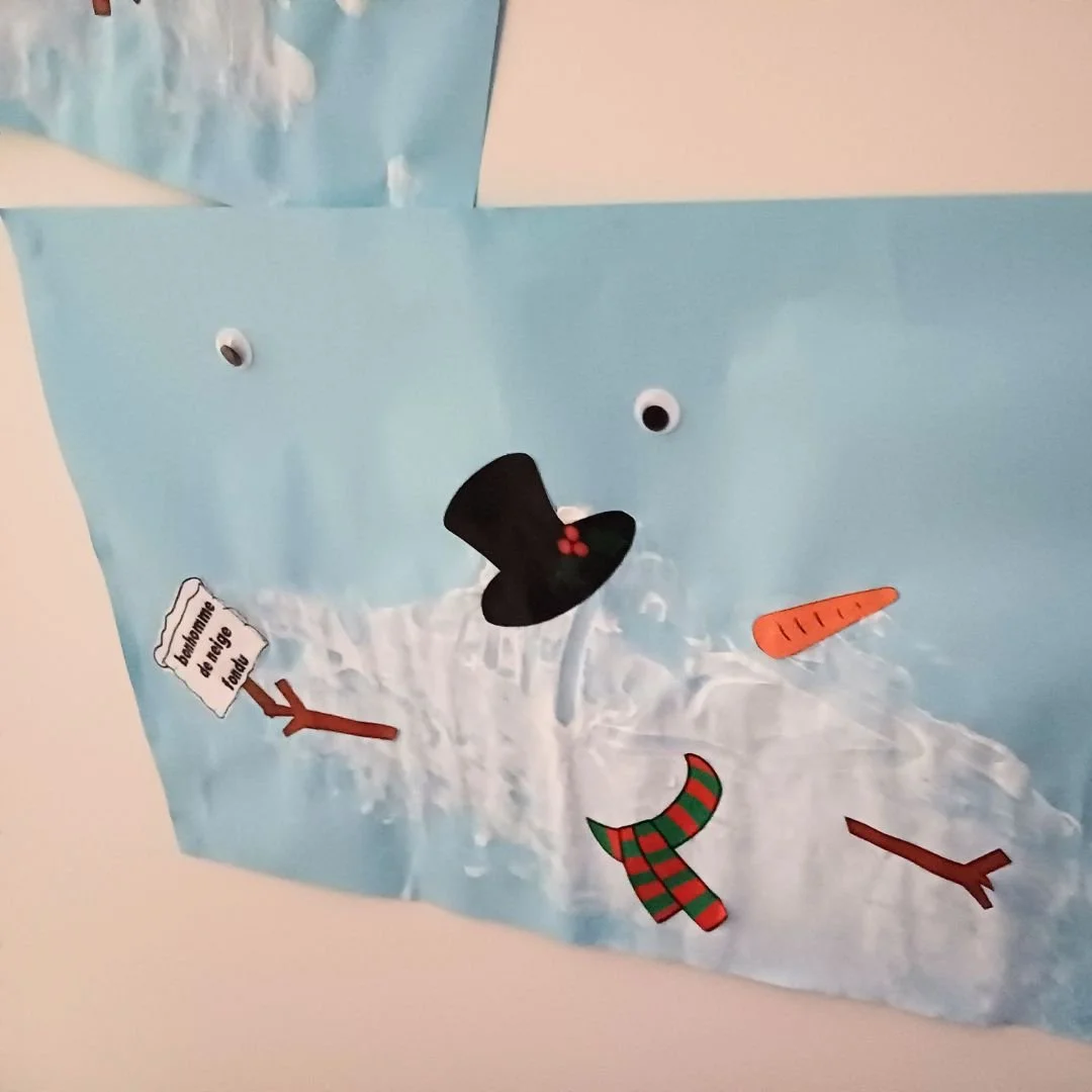 Quand le bonhomme de neige n’est pas droit, tout est juste