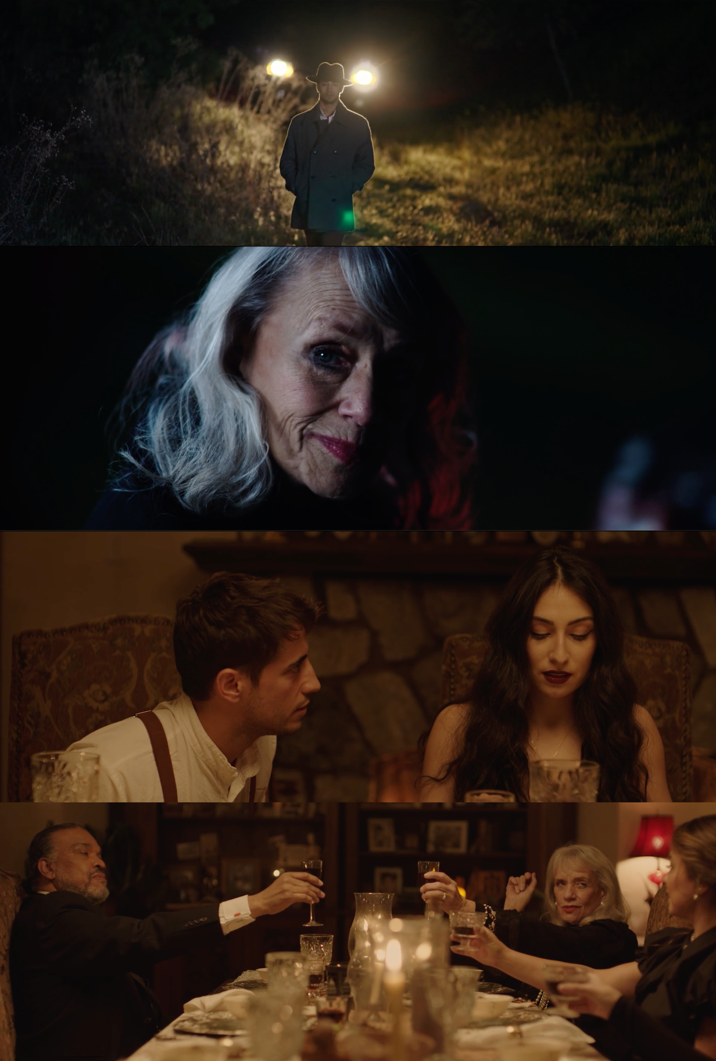 The Dinner Game: Short Film.
A wandering stranger on the hunt for his next con accepts an unexpected dinner invitation from an elderly couple in search of the perfect party guest for their granddaughter. 