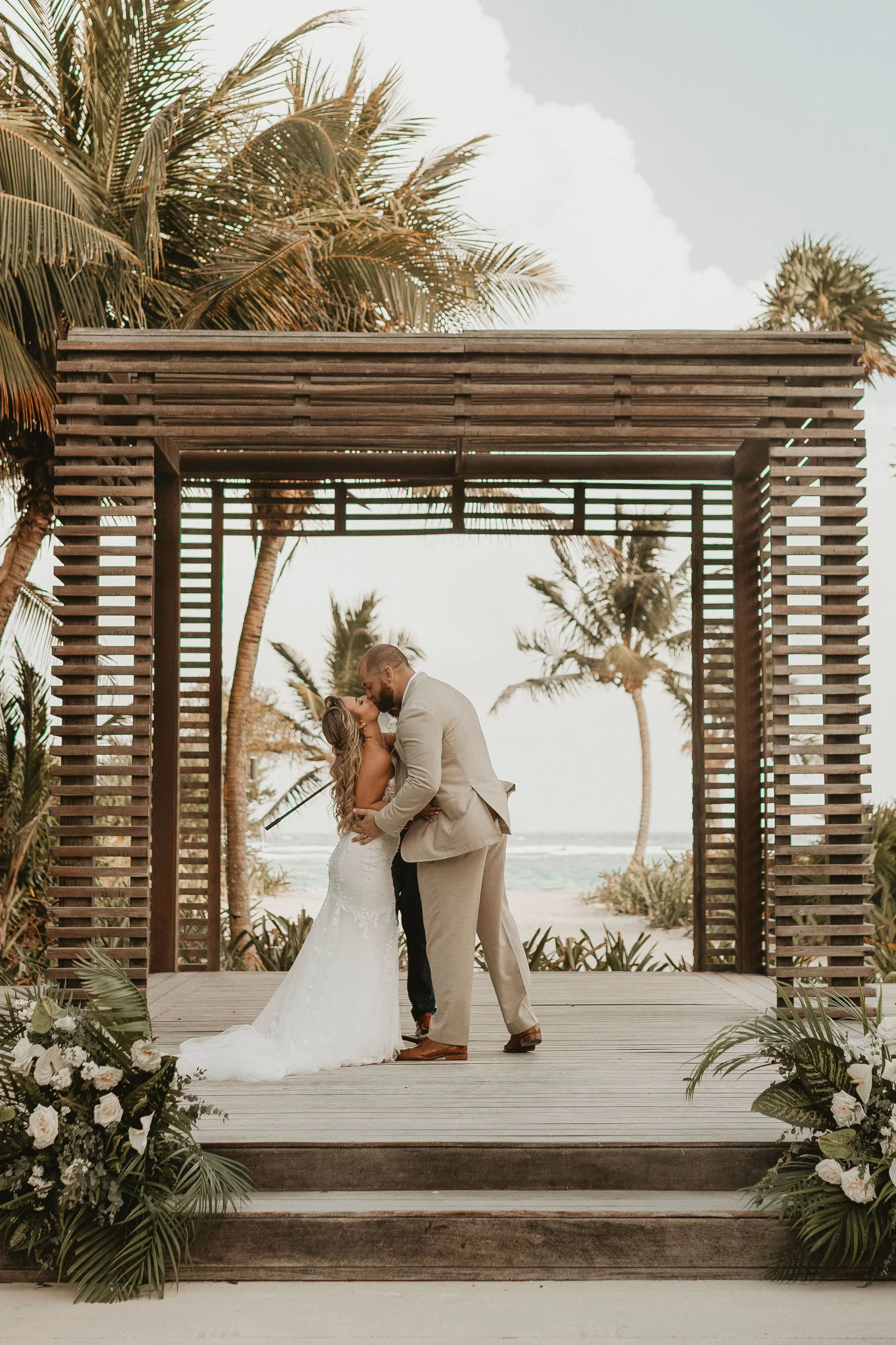 Kaitlyn & Parker's Destination Wedding Day in Riviera Maya, Mexico, between Cancun and Tulum