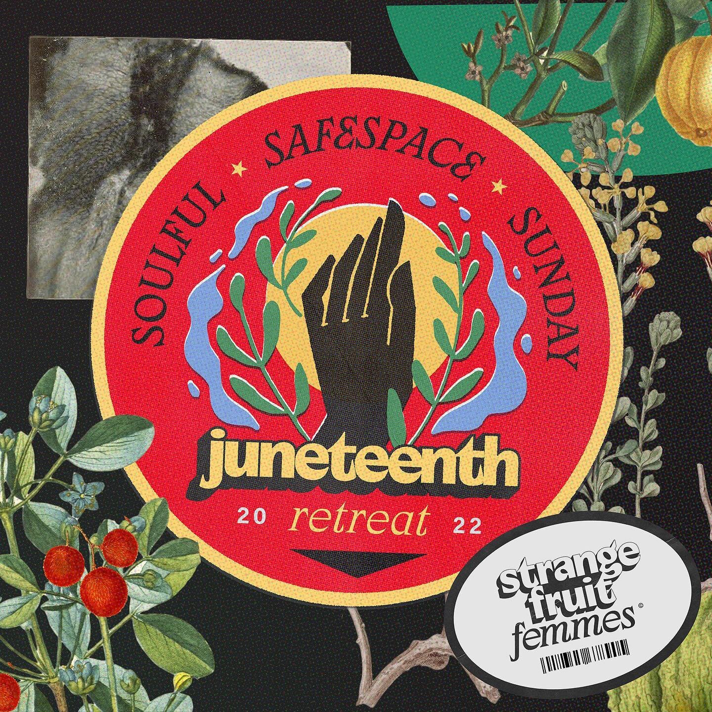 Friends, Family, and beloved Comrades, 

Have you RSVP&rsquo;d for our upcoming Juneteenth Retreat, yet? If not, you can do so by clicking the Eventbrite link in our bio! 

This special Juneteenth Edition of Soulful SafeSpace Sunday will be dedicated