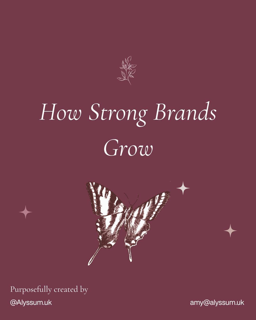 🌸 Strong brands are built through clarity, consistency, trust, emotional connection, and strategic positioning... over time.

Branding stands for how people remember you, trust you, speak about you, and ultimately decide to work with you.

Strong br