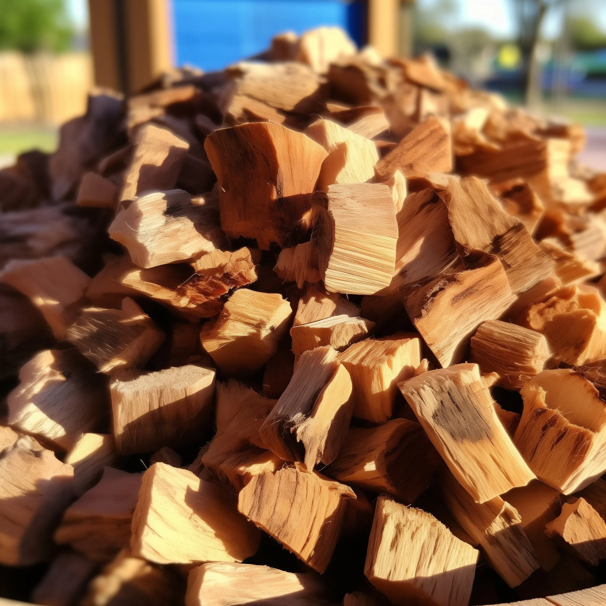 Smoking fuel, wood chunks, Mesquite