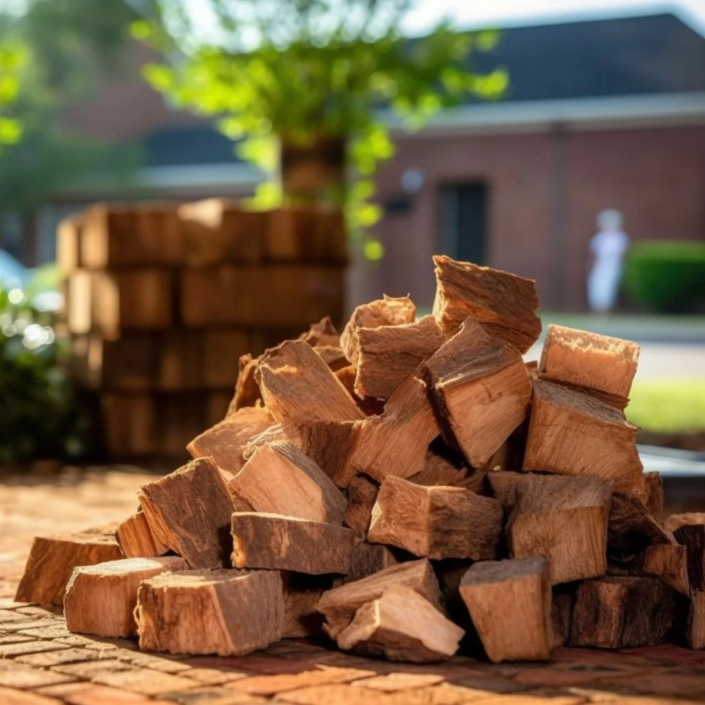 Smoking fuel, wood chunks