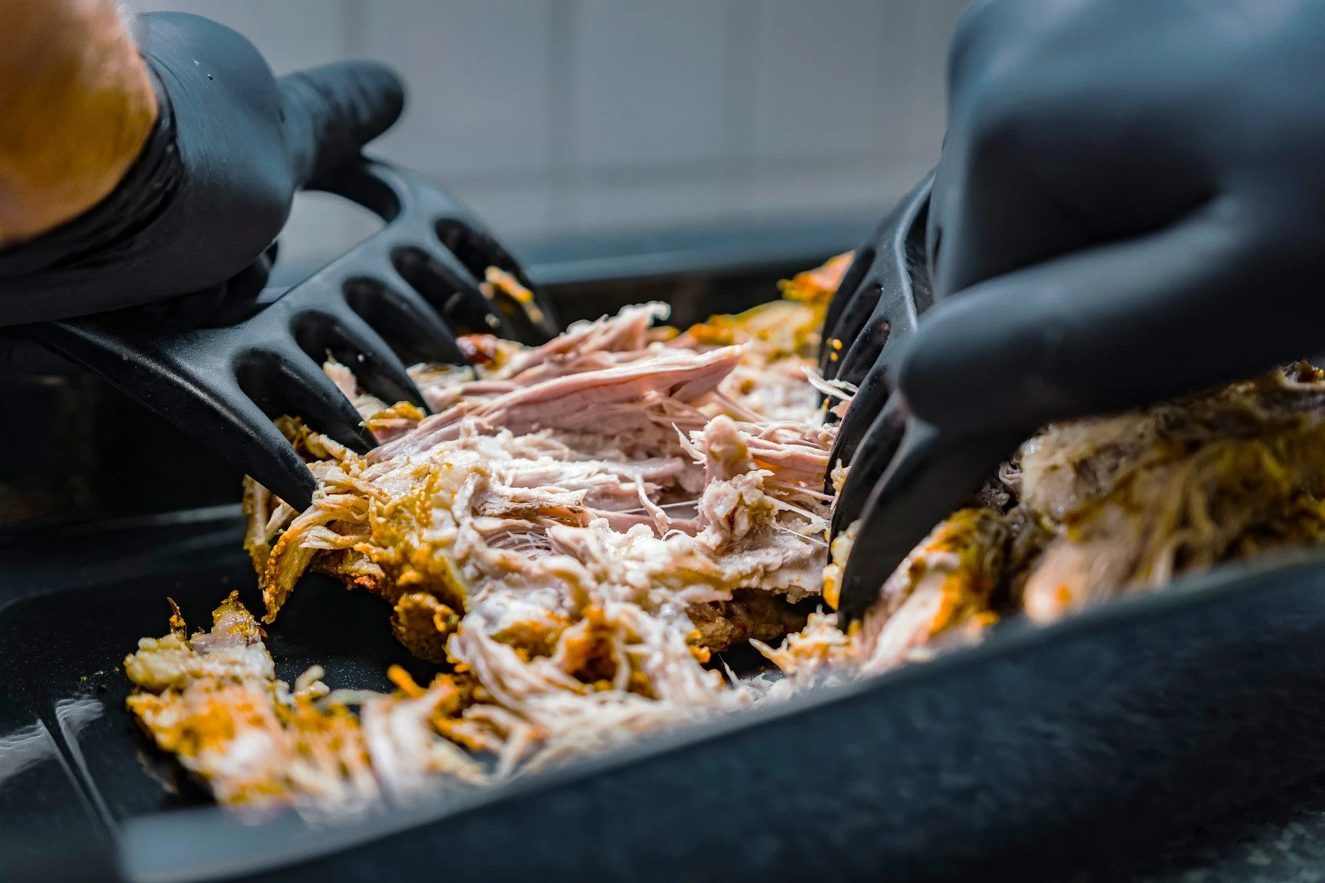 BBQ low and slow Carolina pulled pork