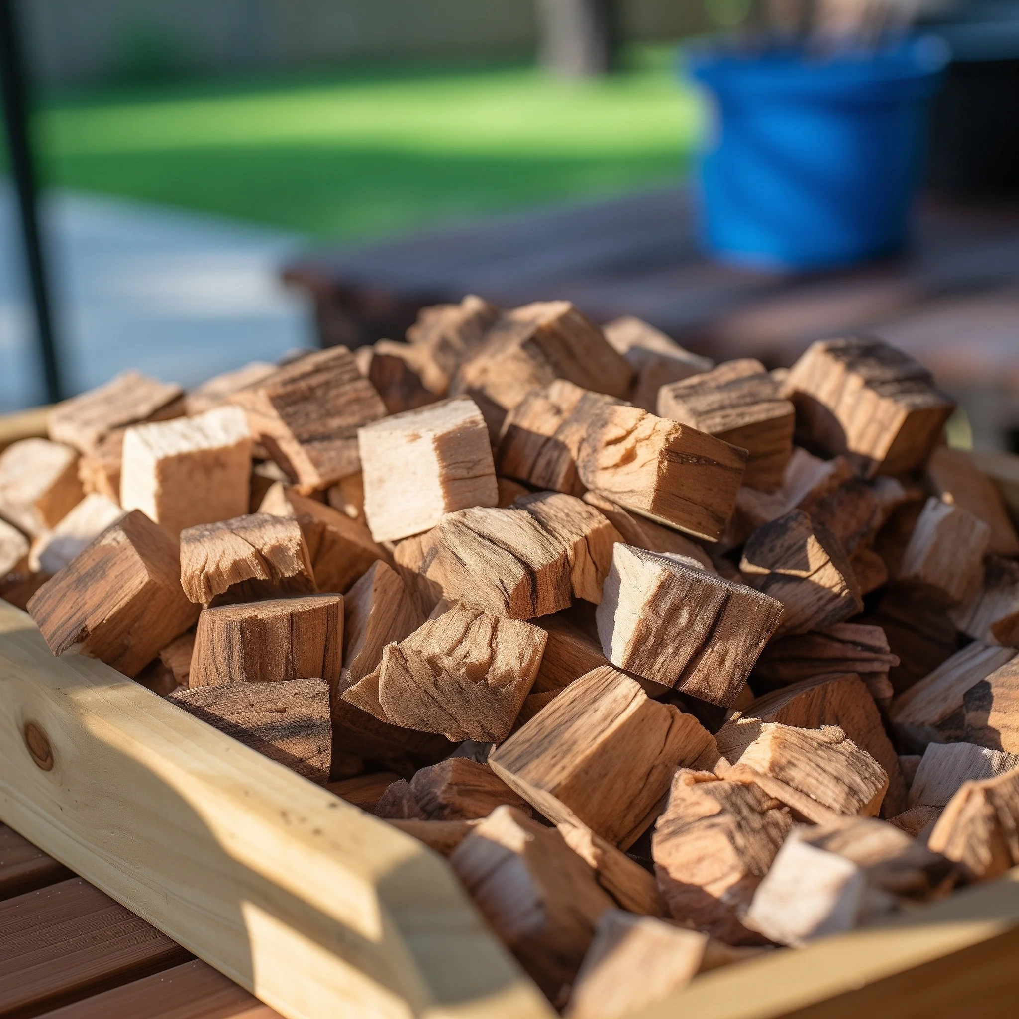 Smoking fuel, wood chunks, Pecan