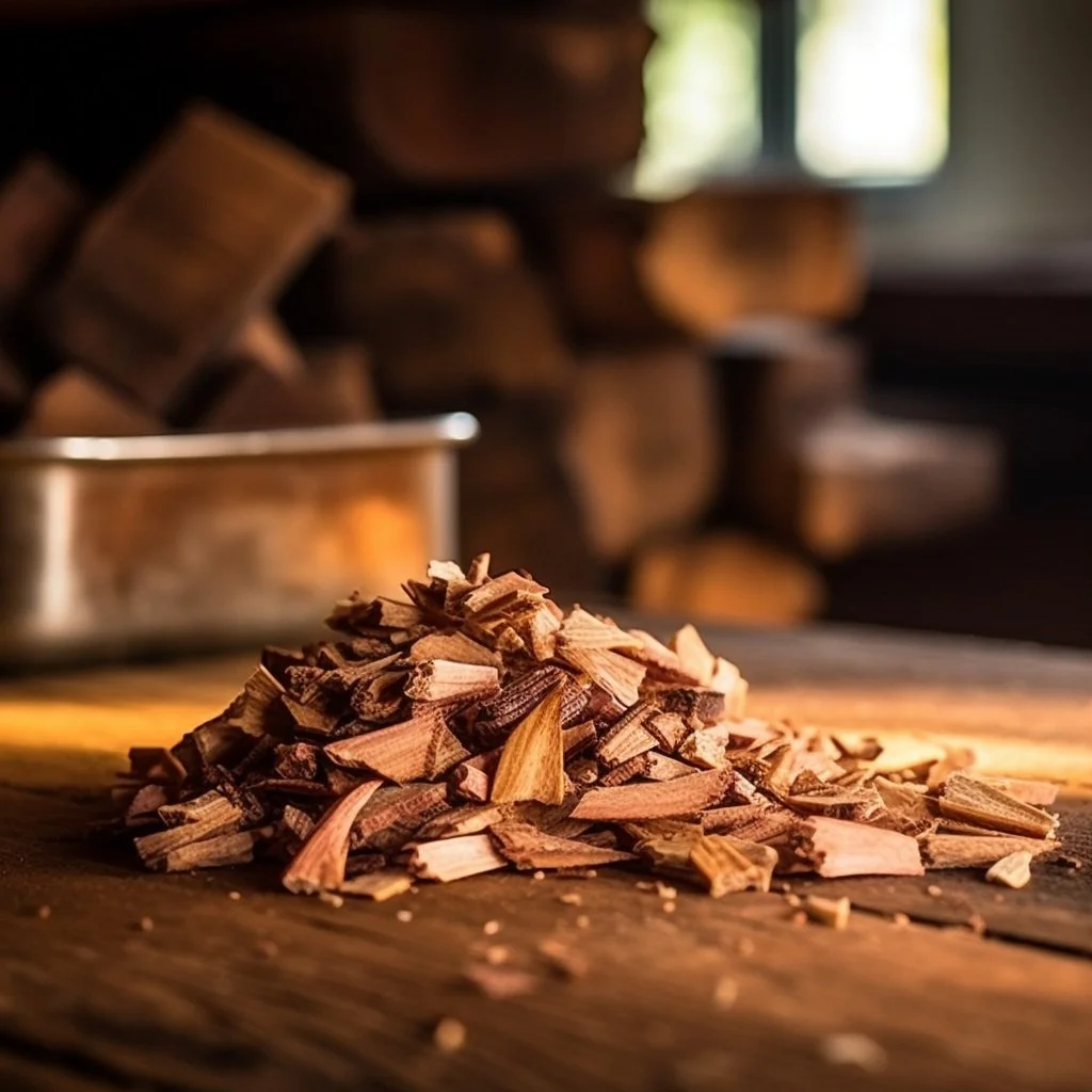 Smoking fuel, wood chips