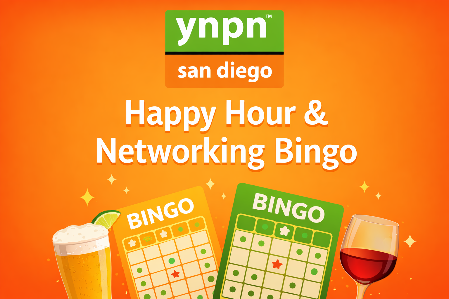 Happy Hour + Networking Bingo