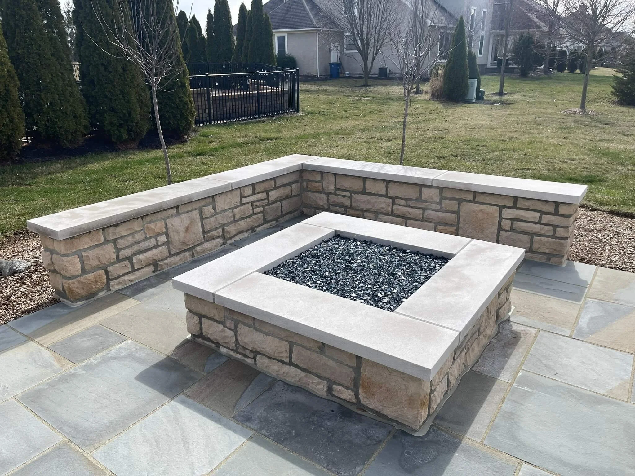 Fire pit in Powell, OH