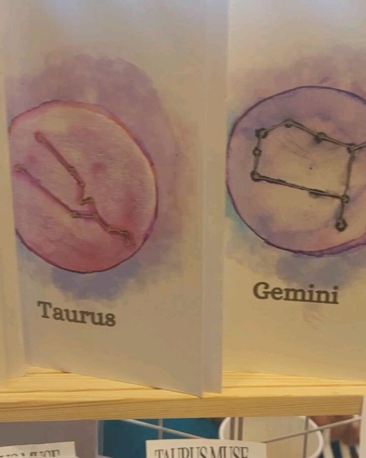 I'm here at the @cottagemarketdrogheda From 10-5 
#louthchat #drogheda #zodiac #watercolour