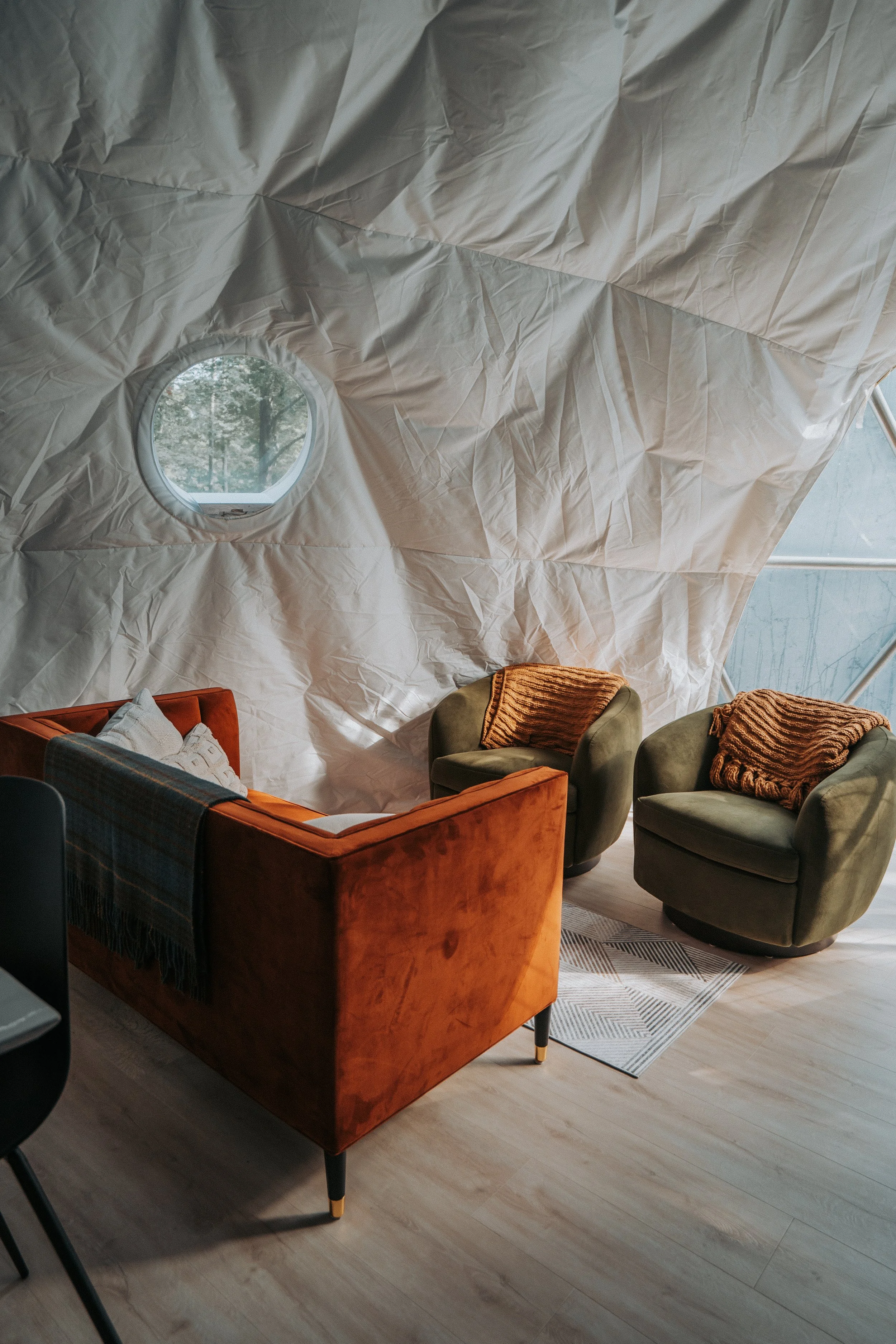 Luxury Geodesic Domes with Hot Tub & Sauna | Glamp Michigan — Glamp ...