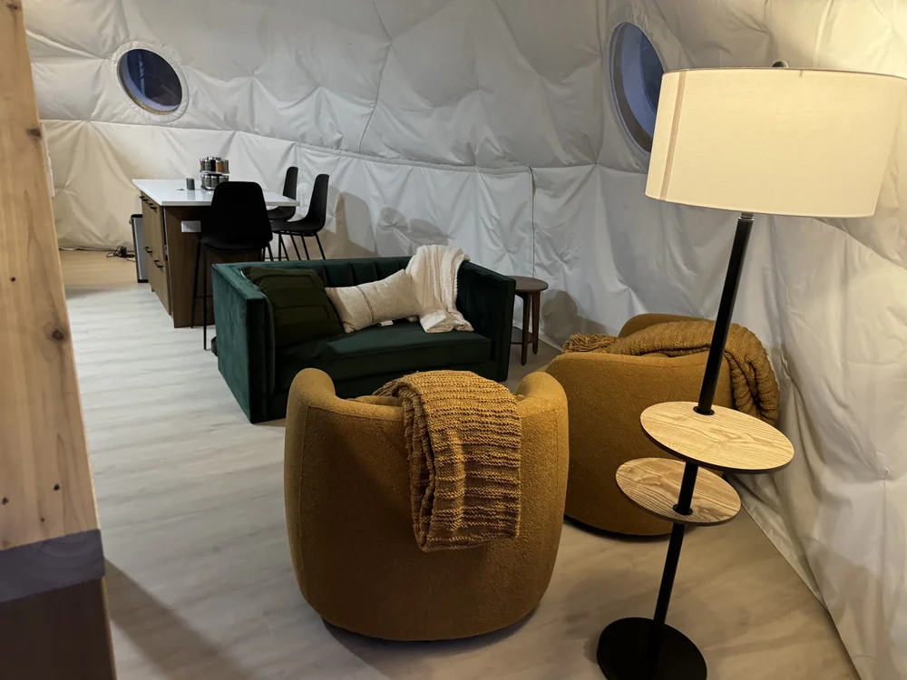 Luxury Geodesic Domes with Hot Tub & Sauna | Glamp Michigan — Glamp ...
