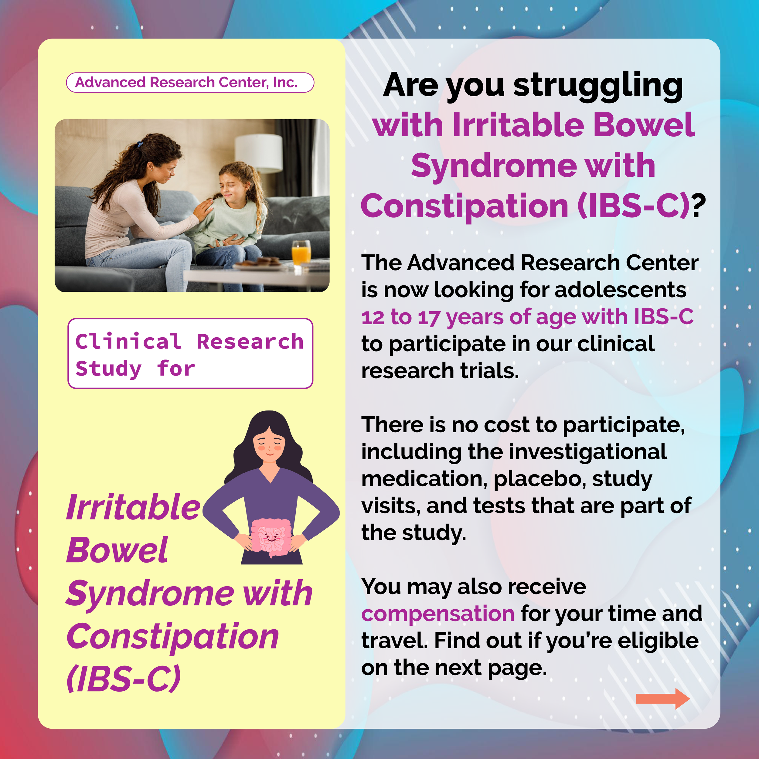Irritable Bowel Syndrome with Constipation (IBS-C)