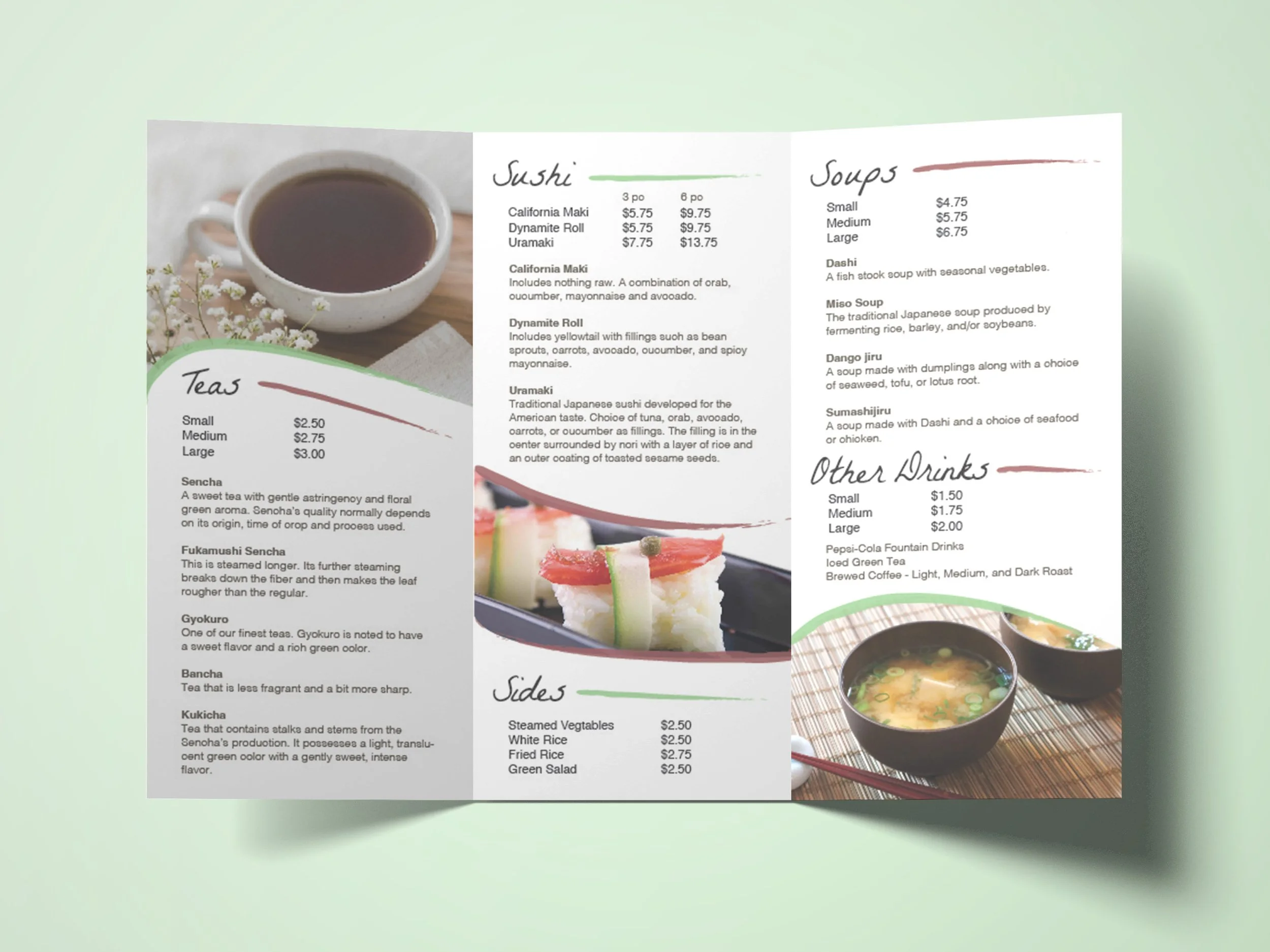 Menu Design