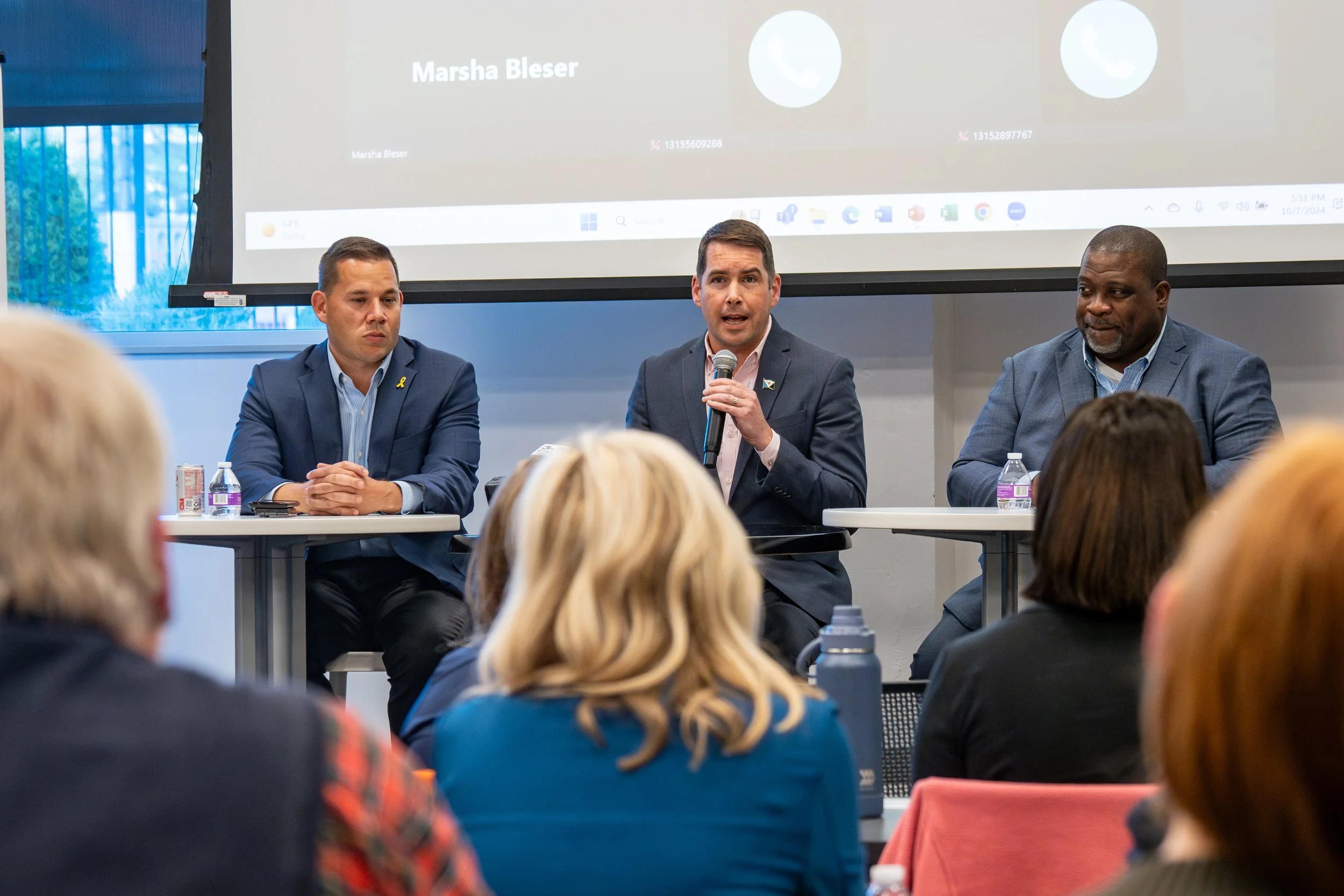 STEM event panel on stage