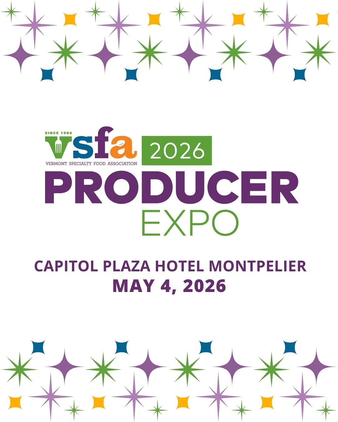 Come see us and so many other amazing Vermont producers tomorrow May 4 in Montpelier for the @vtspecialtyfood Producer&rsquo;s Expo! 

We&rsquo;ll be sampling out:
*Pawlet, our gorgeous washed rind Italian style toma
*Rupert, our Vermont Alpine model