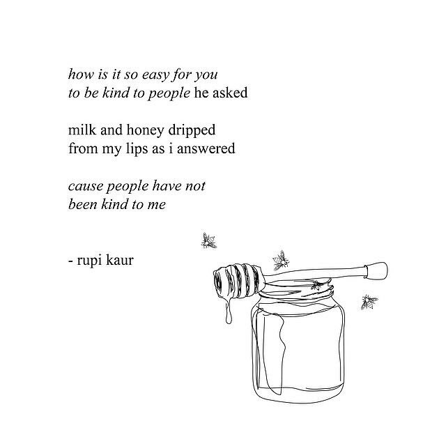 I had been thinking about changing my name for a while to Milk and Hvni (I love me a good Bee 🐝 pun&rdquo; lol) But it wasn&rsquo;t until after my therapist introduced me to @rupikaur_ &lsquo;s poetry book of &ldquo;Milk and Honey&rdquo; did it beco