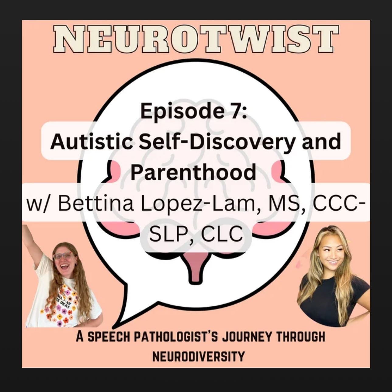 I was so lucky to have the chance to chat with @joyfulspeechwithem. I totally blacked out and didn&rsquo;t remember anything we discussed lol, but I&rsquo;m happy with the end product and glad to share my story of being a neurodivergent mother, speec